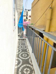 Balcony Image of 950 Sq.ft 2 BHK Builder Floor for rent in Kaggadasapura Bengaluru for Rs. 25000
