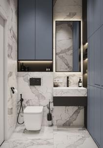 Bathroom Image of 1087 Sq.ft 3 BHK Apartment / Flat for sale in Thane West Thane for Rs. 25000000