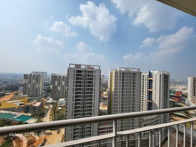 Balcony Image of 1800 Sq.ft 3 BHK Apartment / Flat for rent in Brigade Cornerstone Utopia, Varthur Bengaluru for Rs. 65000