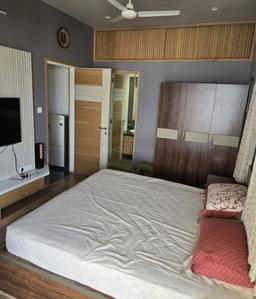 Bedroom Image of 4000 Sq.ft 4 BHK Villa for rent in Sangani Signature Bungalows, Thaltej Ahmedabad for Rs. 100000