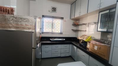 Kitchen Image of 950 Sq.ft 2 BHK Apartment / Flat for rent in Sane Guruji Nagar Nashik for Rs. 20000