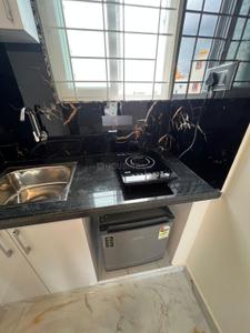 Kitchen Image of 350 Sq.ft 1 RK Builder Floor for rent in Marathahalli Bengaluru for Rs. 30000