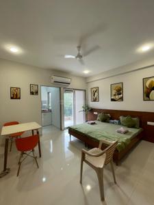 Bedroom Image of 1000 Sq.ft 1 BHK Apartment / Flat for rent in Mahalakshmi Nagar Indore for Rs. 18000