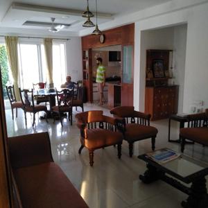 Hall Image of 2261 Sq.ft 3 BHK Apartment / Flat for rent in Living Another Sky, Horamavu Bengaluru for Rs. 100000