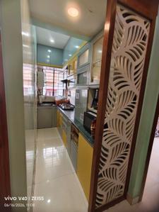 Kitchen Image of 1050 Sq.ft 3 BHK Apartment / Flat for sale in Baghajatin Kolkata for Rs. 6300000