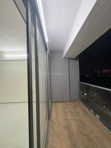 Balcony Image of 2205 Sq.ft 3 BHK Apartment / Flat for rent in Shyam Milestone Regalia, Vesu Surat for Rs. 42000