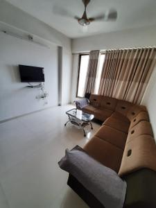 Living Room Image of 1638 Sq.ft 3 BHK Apartment / Flat for rent in Shakti 140, Thaltej Ahmedabad for Rs. 45000