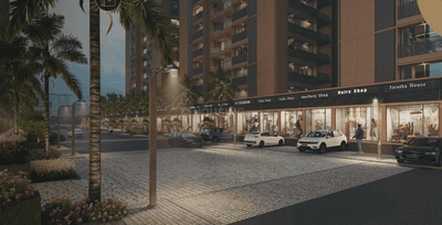 Image of 2106 Sq.ft 3 BHK Apartment / Flat for sale in PDPU Road, Gandhinagar for Rs. 9800000