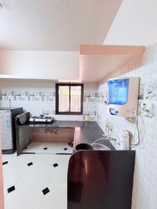 Kitchen Image of 1100 Sq.ft 2 BHK Builder Floor for rent in Sayajipura Vadodara for Rs. 18500