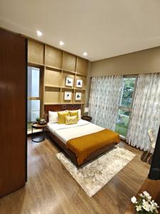Bedroom Image of 800 Sq.ft 2 BHK Apartment / Flat for sale in Shapoorji Pallonji The Canvas Residences, Sewri Mumbai for Rs. 25000000