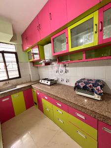 Kitchen Image of 1000 Sq.ft 2 BHK Apartment / Flat for rent in Nutan Motijhari Enclave, Rukanpura Patna for Rs. 18000