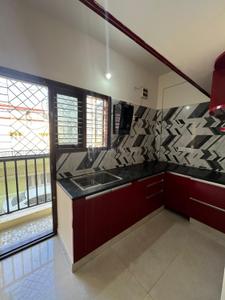 Kitchen Image of 685 Sq.ft 1 BHK Builder Floor for rent in Murugeshpalya Bengaluru for Rs. 28000