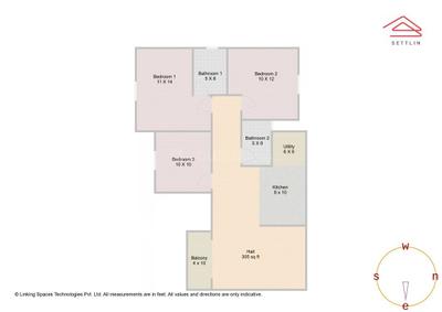 Image of 1334 Sq.ft 3 BHK Apartment / Flat for sale in Concorde Auriga by Concorde Housing Corporation Pvt. Ltd., Medahalli, Bengaluru for Rs. 18300000