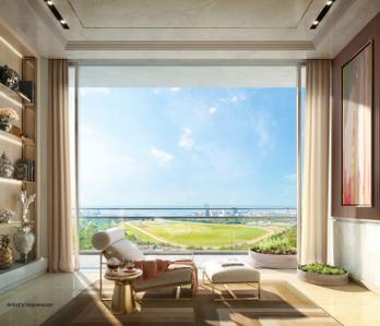 Bedroom Image of 1040 Sq.ft 2 BHK Apartment / Flat for sale in Piramal Mahalaxmi South Tower, Worli Mumbai for Rs. 48000000