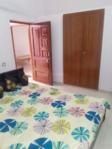 Bedroom Image of 1200 Sq.ft 1 BHK Builder Floor for rent in Gomti Nagar Lucknow for Rs. 12000