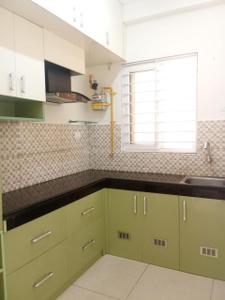 Kitchen Image of 920 Sq.ft 3 BHK Apartment / Flat for rent in Urbanrise Revolution One, Padur Chennai for Rs. 23000