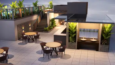 Image of 1241 Sq.ft 2 BHK Apartment / Flat for sale in Asset Butterflies, Kakkanad, Kochi for Rs. 9500000