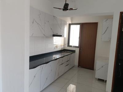 Kitchen Image of 1380 Sq.ft 2 BHK Apartment / Flat for rent in Katha River View 77, Raysan Gandhinagar for Rs. 21000