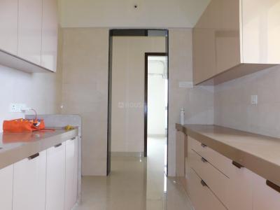 Kitchen Image of 1250 Sq.ft 3 BHK Apartment / Flat for rent in Sheth Montana, Mulund West Mumbai for Rs. 79500