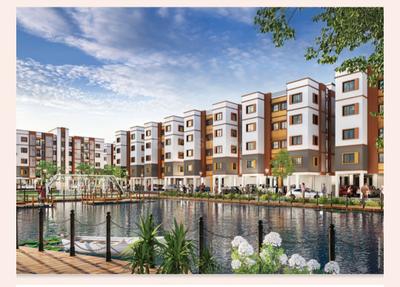 Image of 366 Sq.ft 1 BHK Apartment / Flat for sale in Arbanique City, New Town, Kolkata for Rs. 1050000