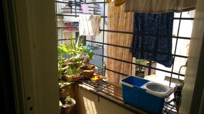 Balcony Image of 650 Sq.ft 1 BHK Apartment / Flat for sale in Samrat Nagar Kolhapur for Rs. 2800000