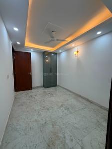 Bedroom Image of 1000 Sq.ft 3 BHK Builder Floor for rent in Khirki Extension New Delhi for Rs. 40000