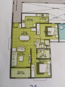 Image of 1270 Sq.ft 2 BHK Apartment / Flat for sale in Brigade Xanadu, Ambattur Industrial Estate, Chennai for Rs. 17000000