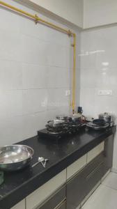 Kitchen Image of 1683 Sq.ft 3 BHK Apartment / Flat for rent in Shypram Parisar, Ognaj Ahmedabad for Rs. 30000