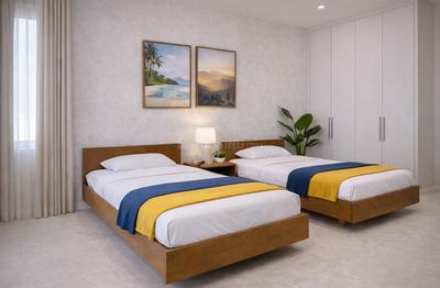Bedroom Image of Gera Planet of Joy Apartment - Wagholi in Kharadi, Pune