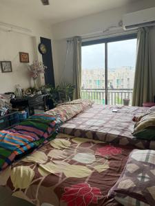 Bedroom Image of 1100 Sq.ft 3 BHK Apartment / Flat for rent in Dev Aurum, Prahlad Nagar Ahmedabad for Rs. 32000