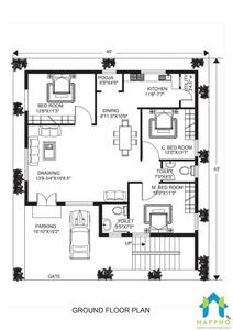 Image of 1200 Sq.ft 3 BHK Independent House for sale in Sejbahar, Raipur for Rs. 4500000