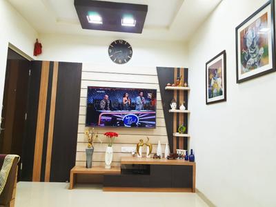 Hall Image of 650 Sq.ft 1 BHK Apartment / Flat for sale in Shree Prathamesh Vasudev Sky High Phase 1, Mira Road East Mira Bhayandar for Rs. 8500000
