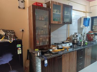 Kitchen Image of 900 Sq.ft 3 BHK Independent House for sale in B Gajera Aditya Bungalows, Lambha Ahmedabad for Rs. 7500000