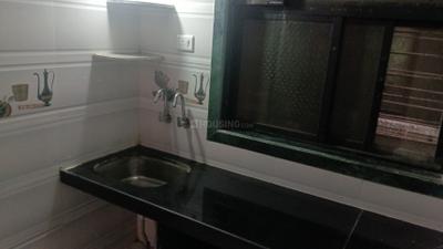 Kitchen Image of 320 Sq.ft 1 RK Independent House for rent in Airoli Navi Mumbai for Rs. 14500