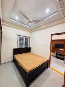 Bedroom Image of 650 Sq.ft 1 BHK Apartment / Flat for rent in Kondapur Hyderabad for Rs. 25000