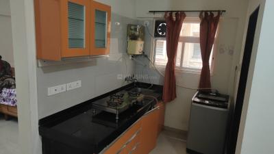 Kitchen Image of 350 Sq.ft 1 RK Apartment / Flat for rent in Nyati Elysia IV, Kharadi Pune for Rs. 25000