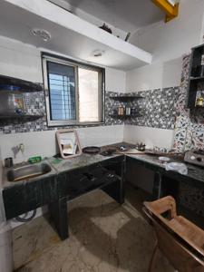 Kitchen Image of 630 Sq.ft 1 BHK Apartment / Flat for rent in Kopar Khairane Navi Mumbai for Rs. 28000