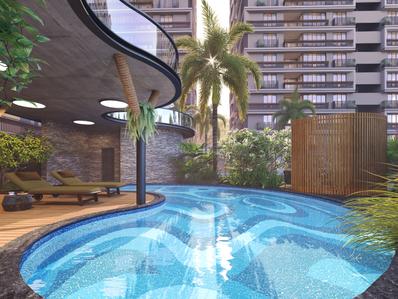 Image of 1400 Sq.ft 3 BHK Apartment / Flat for sale in Samatva Magnolia, Ognaj, Ahmedabad for Rs. 11247000