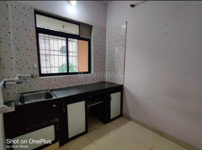 Kitchen Image of 550 Sq.ft 1 BHK Apartment / Flat for rent in Kopar Khairane Navi Mumbai for Rs. 30000