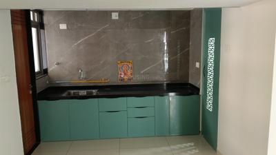 Kitchen Image of 1200 Sq.ft 3 BHK Apartment / Flat for rent in Dev Atharva Abode, Vaishno Devi Circle Ahmedabad for Rs. 22000