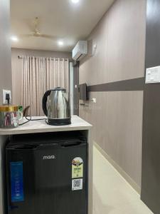 Kitchen Image of 950 Sq.ft 1 BHK Apartment / Flat for rent in Praful Ved Heights, Dharampeth Nagpur for Rs. 16000