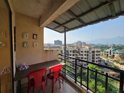 Balcony Image of 780 Sq.ft 1 BHK Apartment / Flat for sale in Badlapur West Badlapur for Rs. 3500000
