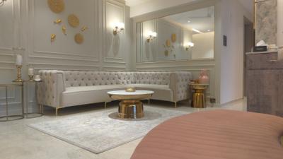 Living Room Image of 1350 Sq.ft 3 BHK Apartment / Flat for sale in N Rose Northern Heights, Dahisar East Mumbai for Rs. 35400000