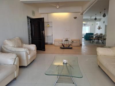 Hall Image of 2500 Sq.ft 3 BHK Apartment / Flat for rent in Banjara Hills Hyderabad for Rs. 100000