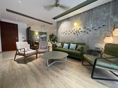Hall Image of 1739 Sq.ft 3 BHK Apartment / Flat for sale in DLF New Town Heights, Kakkanad Kochi for Rs. 15000000