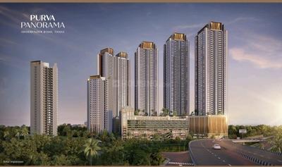 Image of 1500 Sq.ft 3 BHK Apartment / Flat for sale in Purva Panorama, Thane West, Thane for Rs. 32500000
