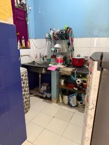 Kitchen Image of 500 Sq.ft 1 BHK Apartment / Flat for rent in New Town Kolkata for Rs. 16000