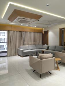 Hall Image of 3600 Sq.ft 4 BHK Apartment / Flat for rent in Shaligram Luxuria, Ambli Ahmedabad for Rs. 130000