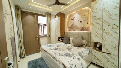 Bedroom Image of 450 Sq.ft 1 BHK Builder Floor for sale in Nangli Sakrawati New Delhi for Rs. 2700000