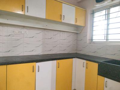 Kitchen Image of 550 Sq.ft 1 BHK Apartment / Flat for rent in Munnekollal Bengaluru for Rs. 25000